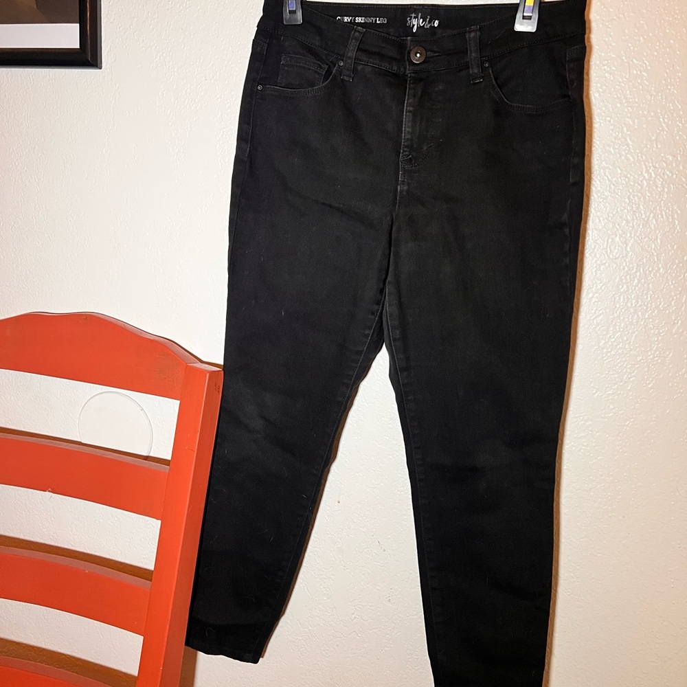 Style & Co. Women's Black Skinny Jeans